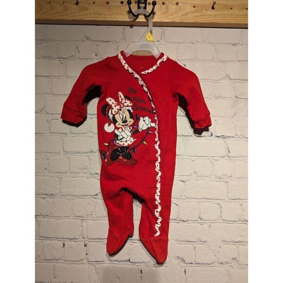 Disney baby's 1st Christmas onesie PJs 3months - Picture 1 of 3